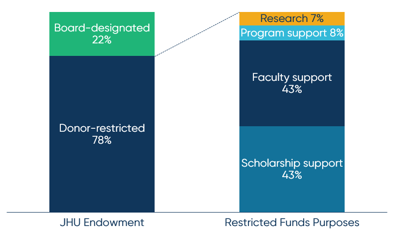 John Hopkins University Endowment Details